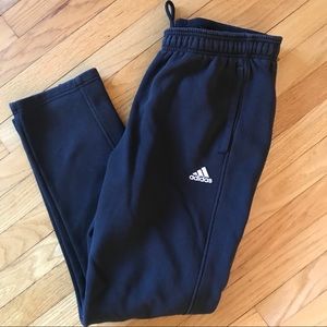 black adidas pants mens